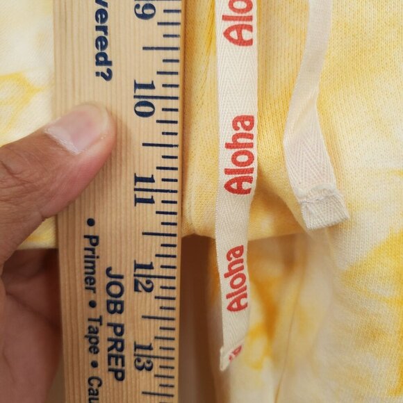 WARM FUN Penfield Aloha Gold Tie Dye Wide Leg Sweatpants Women Size XS NWT - Picture 8 of 12